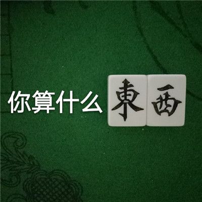 麻将的搞笑表情包