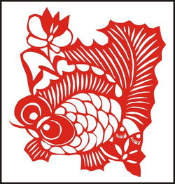 金鱼矢量图片