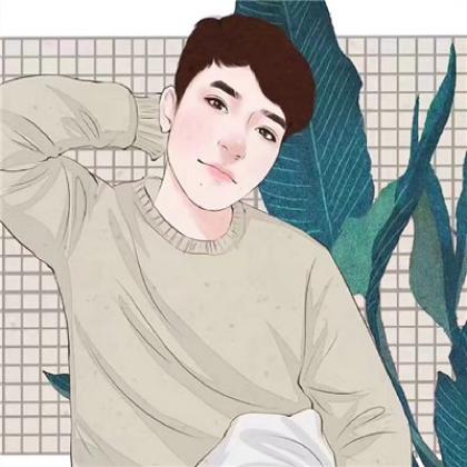 插画情侣头像一男一女,换上让身边的人都喜欢你
