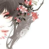 动漫女生头像高冷侧脸伤感微信头像图片大全