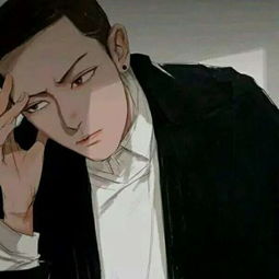 素描男生动漫头像