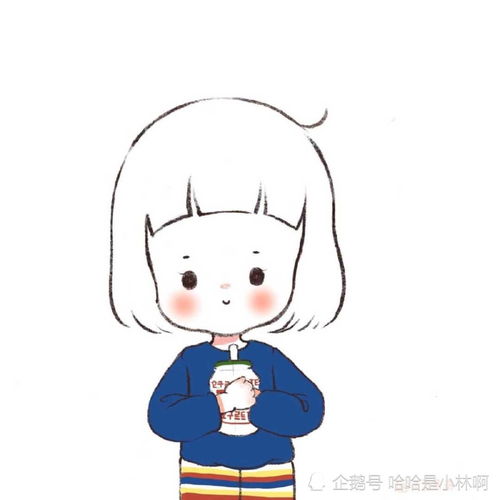 可爱小人头像