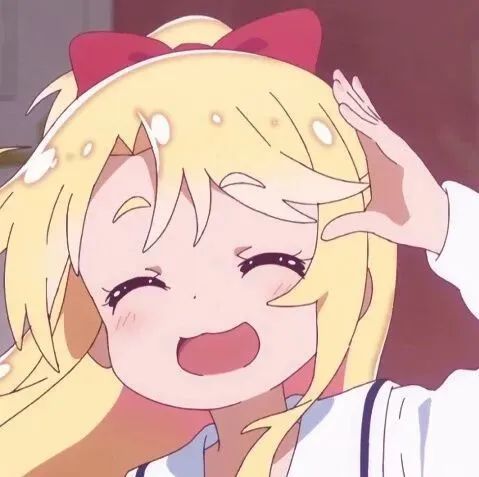 笑容好看动漫女生头像你是我一辈子的姐妹