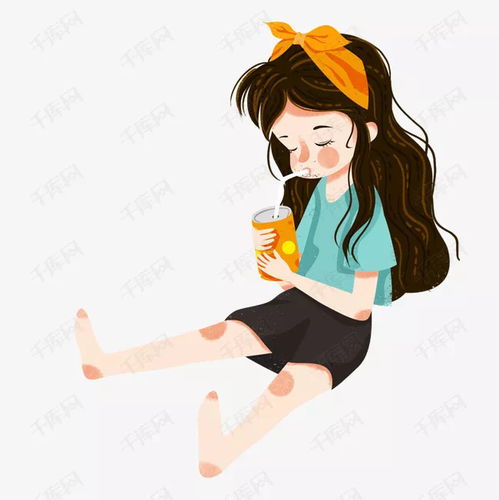 卡通人物头像 女生莎拉