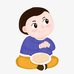 卡通冬天吃水饺的人物图片素材其他格式下载动漫人物大全