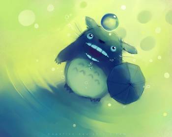 动漫角色插画欣赏龙猫