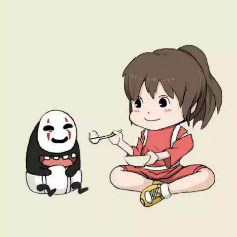 480x480快手呆萌头像情侣动漫可爱快手头像尺寸480图片