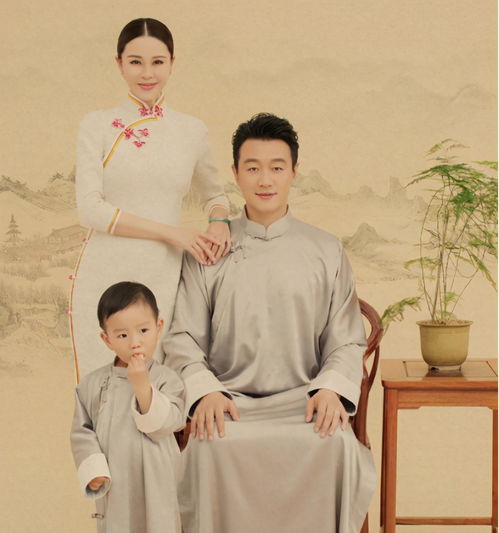 佟大为晒一家五口写真,不被祝福反被嘲重男轻女像为儿子拍的