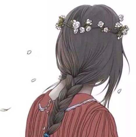 插画头像闺蜜头像,动漫姐妹头像
