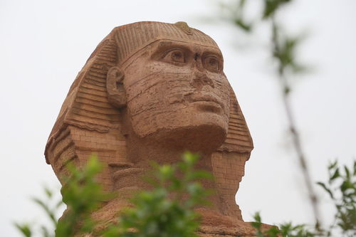 河北石家庄现山寨狮身人面像
