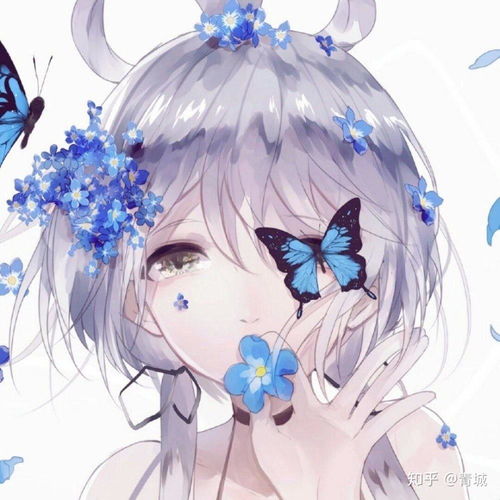 有没有很有韵味的蓝色动漫头像