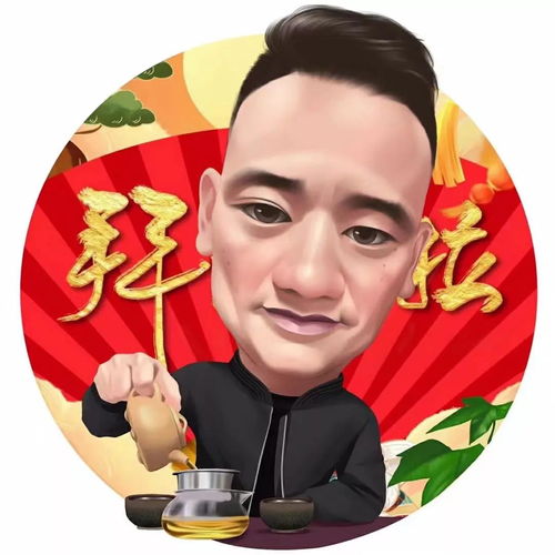 多款中年商务大头手绘真人漫画头像,多款职业风哦