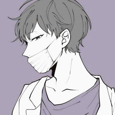 微信头像漫画男冷酷