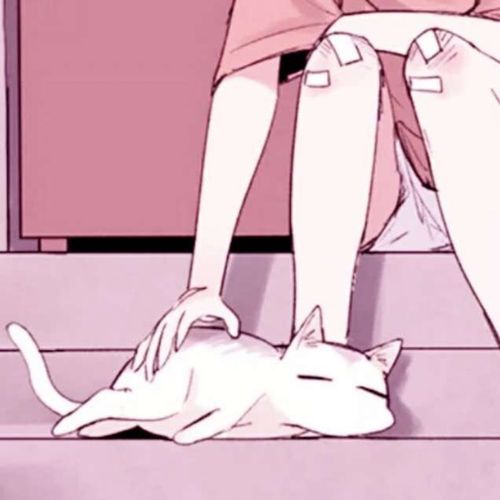 动漫情侣头像我想一个人在角落里,像猫咪一样舔合我的伤口