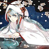 长发飘飘的动漫美少女头像
