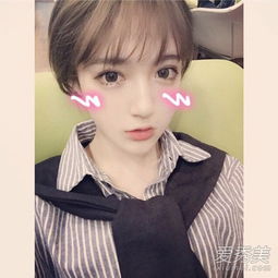 春季女生空气刘海发型图片秒变小清新