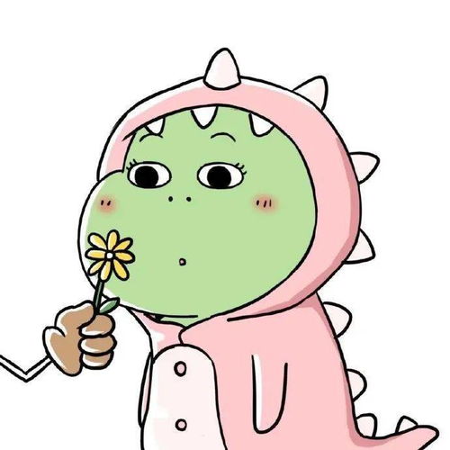 呆萌搞笑情侣头像卡通两张