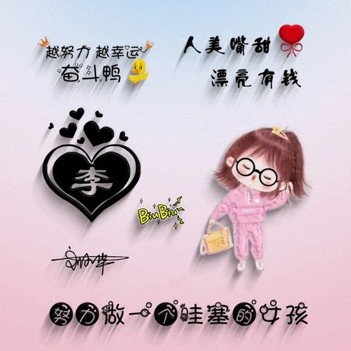 2022微信头像,姓氏头像,最新3d可爱卡通签名头像,请查收带走