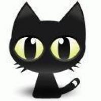 qq卡通黑猫头像卡通头像qq头像大全qq志乐园