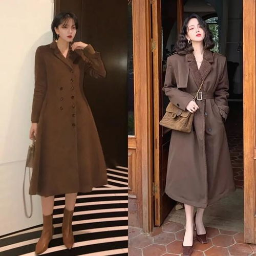 这才是中年女人该有的打扮大衣半身裙简约大气,谁穿谁美
