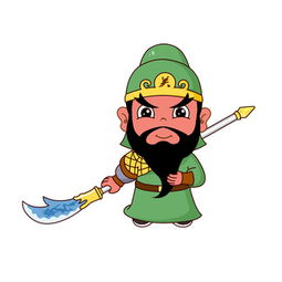 关羽卡通版设计素材免费下载关羽卡通版设计图片千图网平面设计
