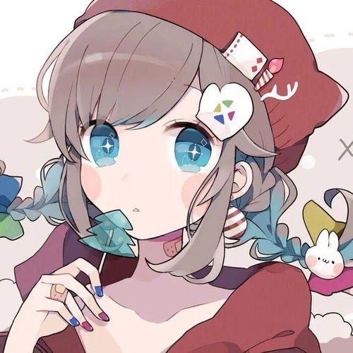 动漫头像闺蜜百合头像