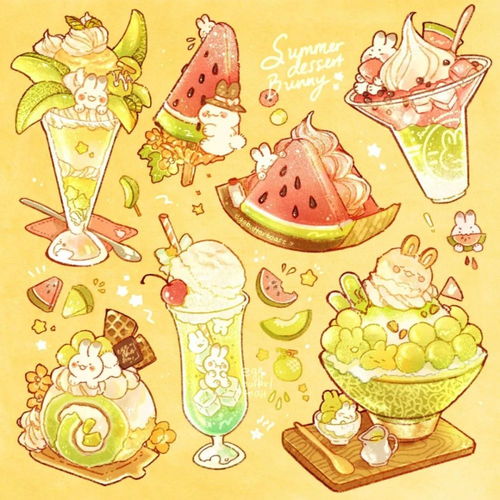 美食篇孩子馋哭了治愈系动漫美食插画