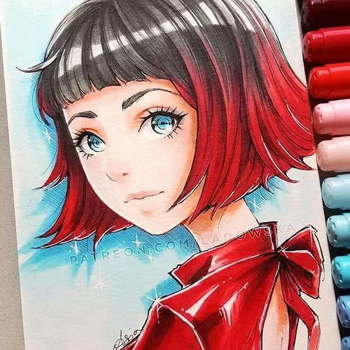 小清新的美少女漫画,拿去做头像吧