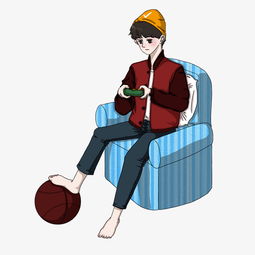 卡通手绘男孩子的周末时光图片素材其他格式下载动漫人物大全