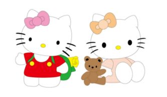 kitty猫和加菲猫的图片