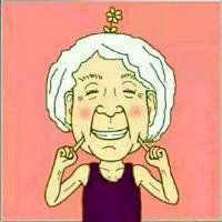 卡通老太太头像