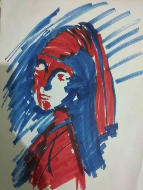 网友集体抽象名画戴珍珠耳环的少女,最后两张最牛