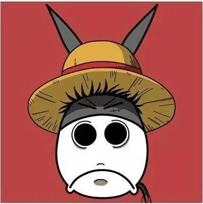 驴驴海贼王表情拿来当头像最合适了