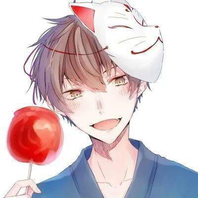 男头像卡通短发图片二次元