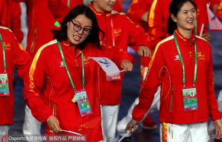 高清图全运会入场仪式傅园慧搞怪再献表情包
