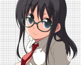 戴眼镜的动漫女主角
