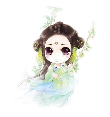 华夏丽人,清秀,雍容