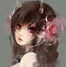 求黑发红瞳的萌萌哒的动漫少女