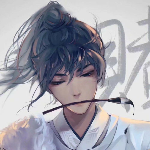 卡通头像男吸血情侣头像
