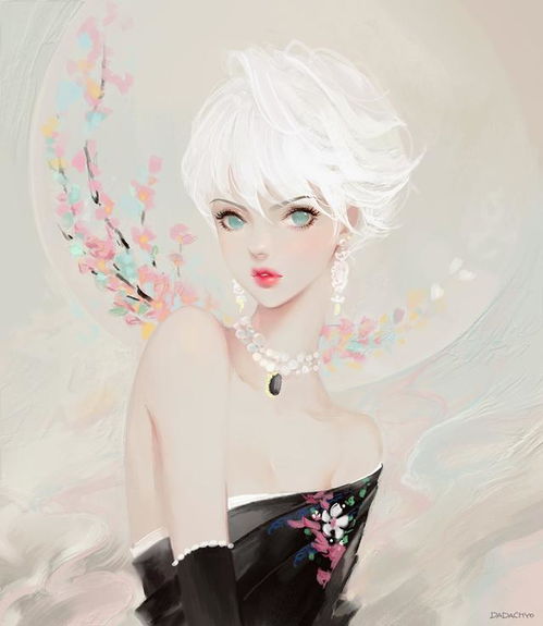 动漫头像很仙的画风美女头像