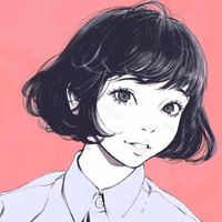 韩系短发动漫女生头像可爱清新微信头像图片大全