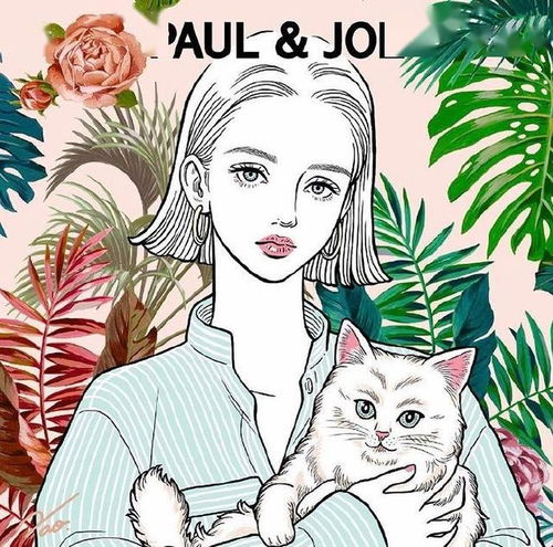 一组时尚头像插画作品