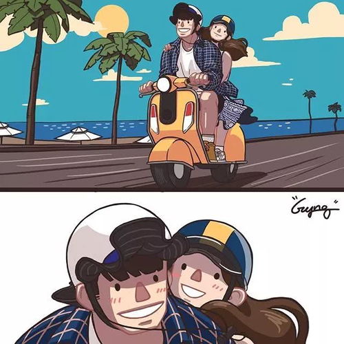 单身狗慎入插画师笔下秀恩爱的漫画,暖哭无数情侣
