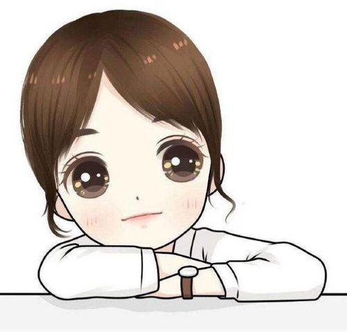 q版动漫女生,萌到要抱抱