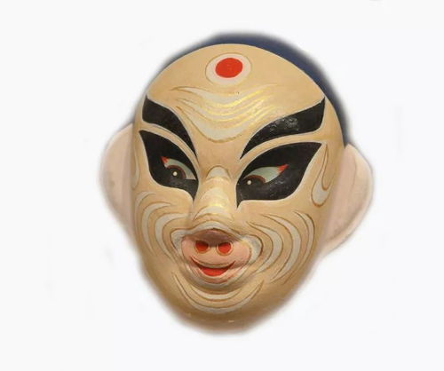 彩塑京剧脸谱三型七彩绘人生