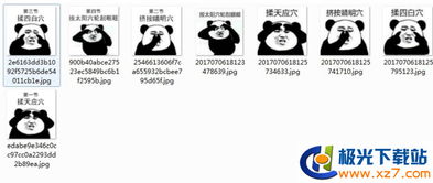 眼保健操表情包高清版下载眼保健操熊猫表情包高清无水印极光下载站