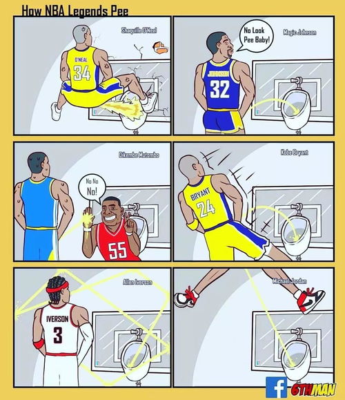 nba球星们如何嘘嘘这组漫画的信息量好大