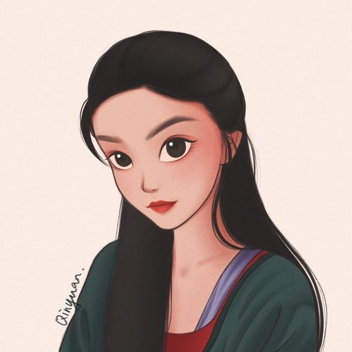 刘亦菲版花木兰插画,超喜欢女生头像为手机作壁纸