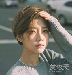 齐耳短发真的很漂亮脸大女生就只能看看了