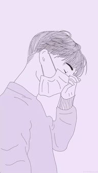 又帅又潮的二次元男生手绘插画